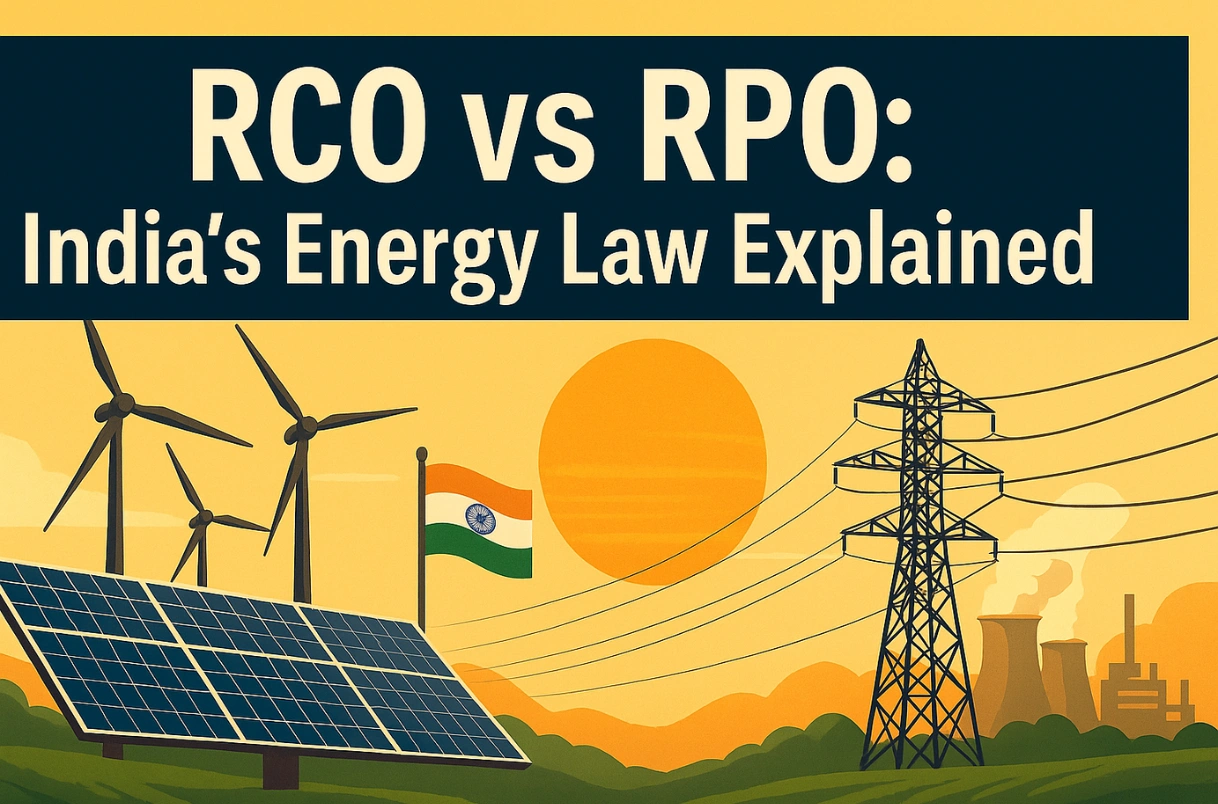 RCO vs RPO: India’s Energy Law Explained