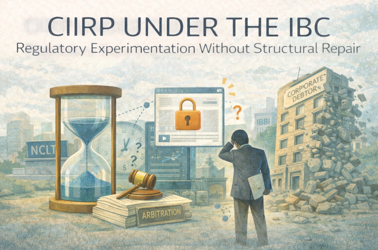 CIIRP UNDER THE IBC: REGULATORY EXPERIMENTATION WITHOUT STRUCTURAL REPAIR