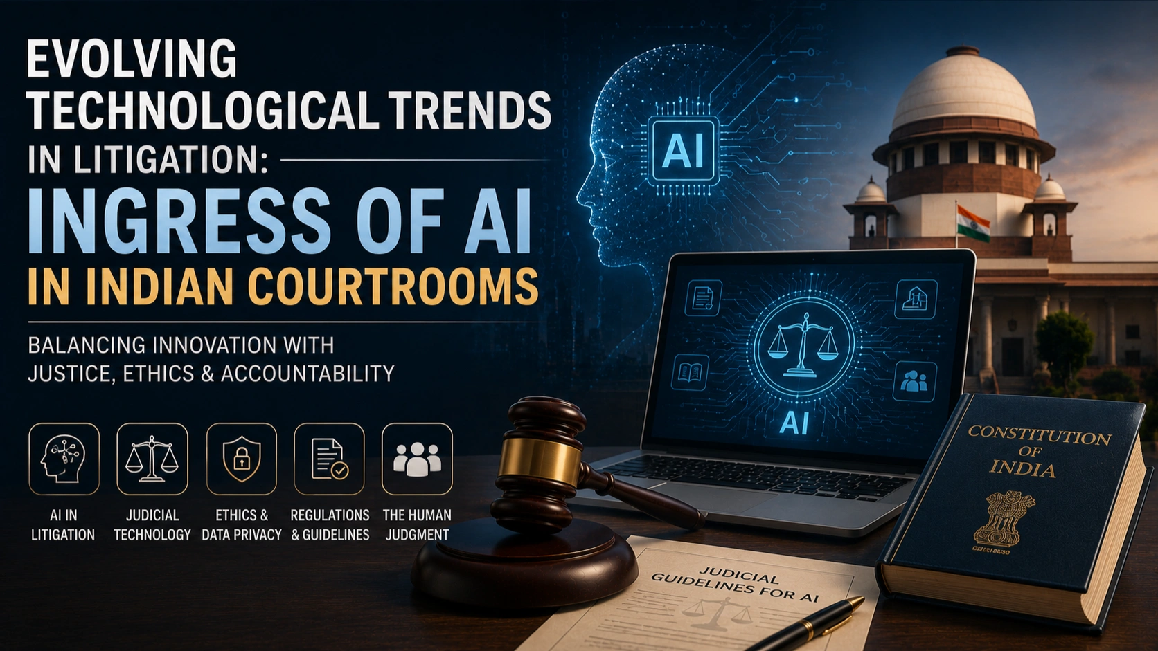 Evolving Technological trends In Litigation : Ingress of AI in Indian Court Rooms