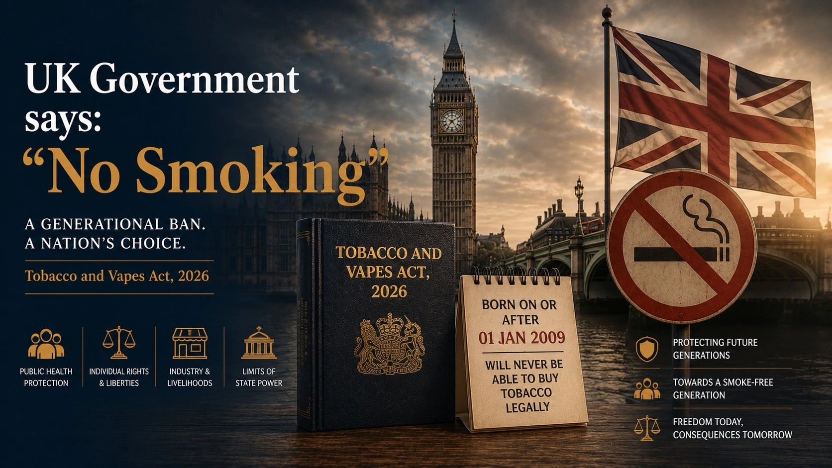 UK Government says: “No Smoking”