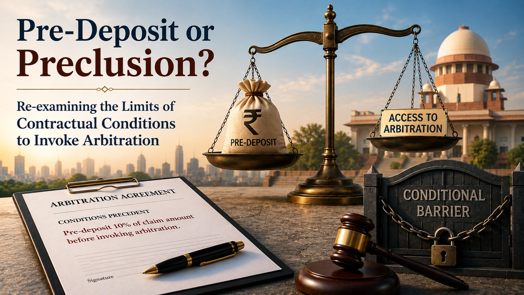 Pre-Deposit or Preclusion? Re-examining the Limits of Contractual Conditions to Invoke Arbitration